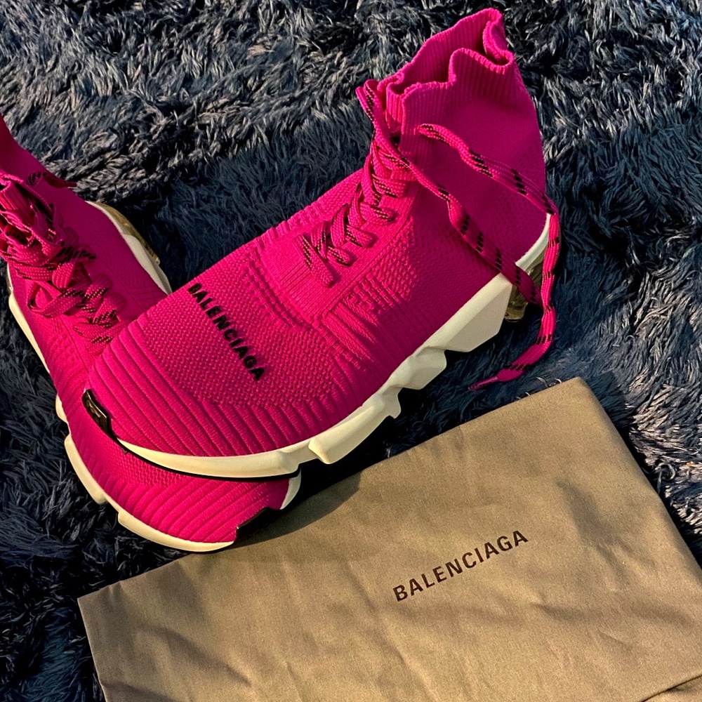 BALENCIAGA SPEED LACE UP SNEAKERS